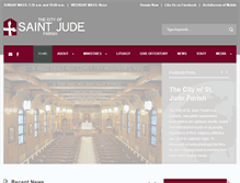 Tablet Screenshot of cityofstjude.org